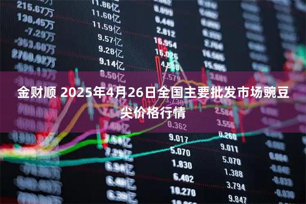 金财顺 2025年4月26日全国主要批发市场豌豆尖价格行情