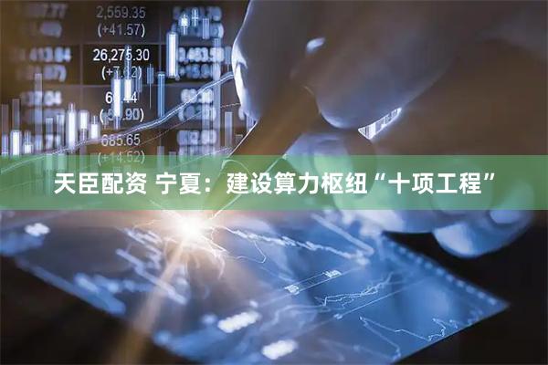 天臣配资 宁夏：建设算力枢纽“十项工程”